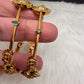 Goddess lakshmi Matte Multi Stone Bangles
