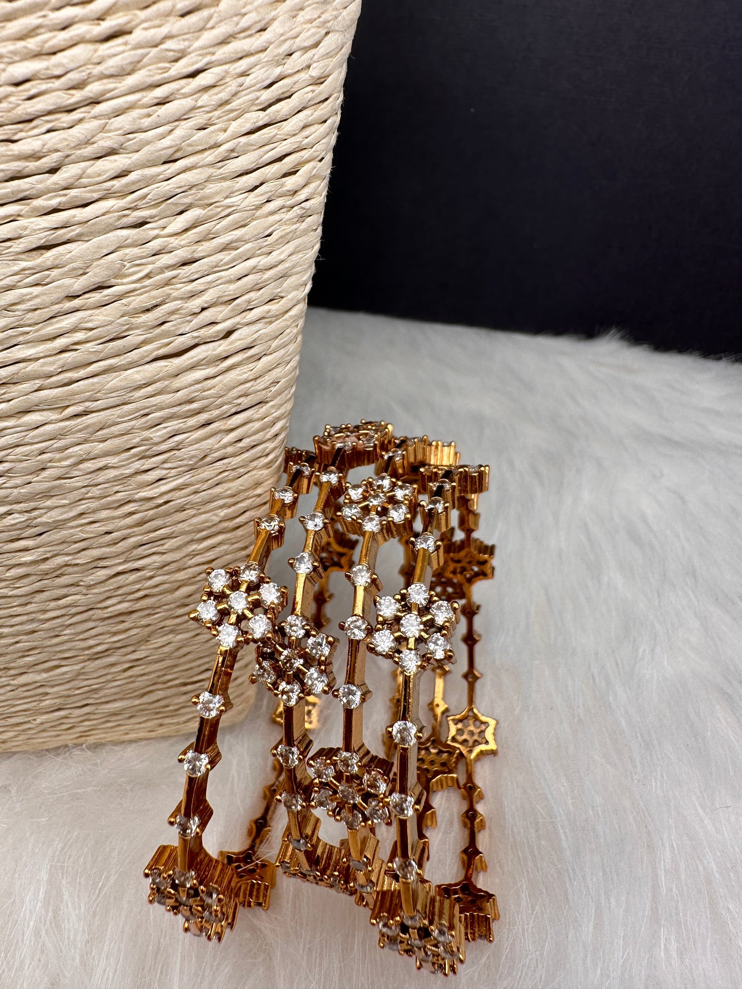 CZ Matte Bangles