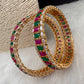 Multi Stone Openable Bangles
