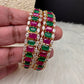 Multi Stone Openable Bangles