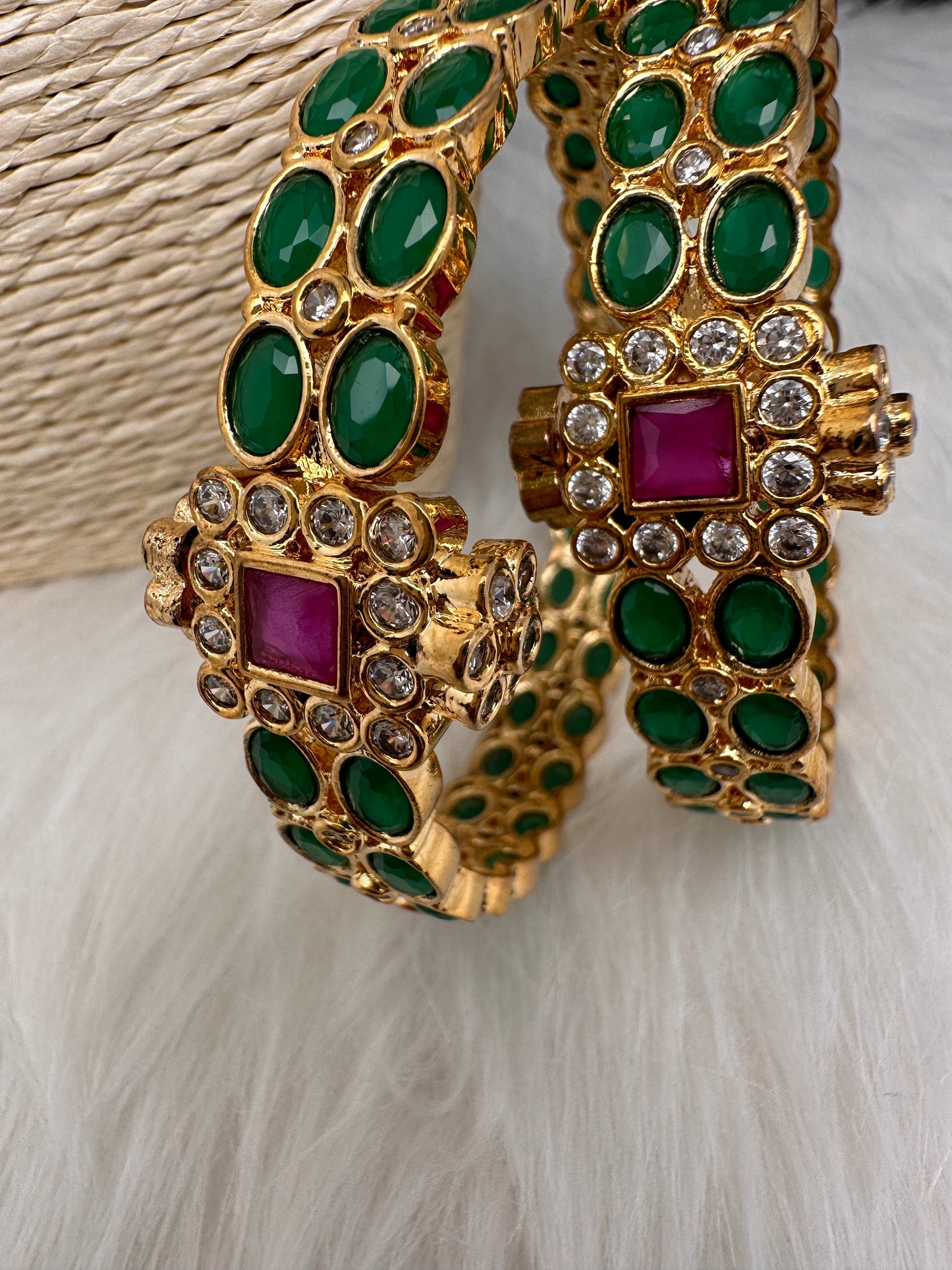 Green Openable Bangles