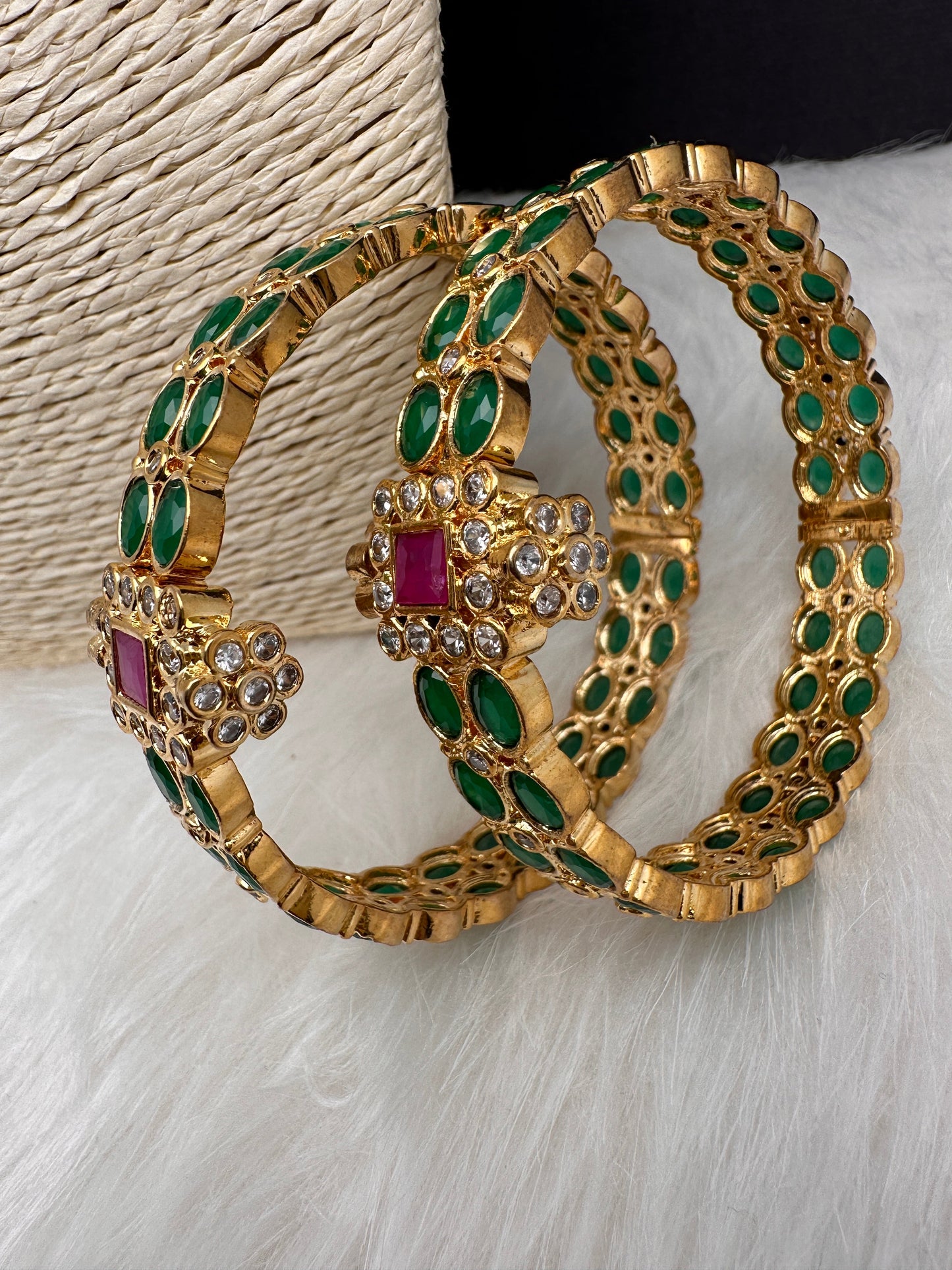 Green Openable Bangles