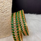 AD Green Stone Bangles