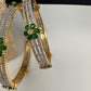American Diamond Emerald Green Bangles