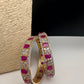 American Diamond Ruby Red Bangles
