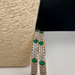 American Diamond Emerald Green Bangles
