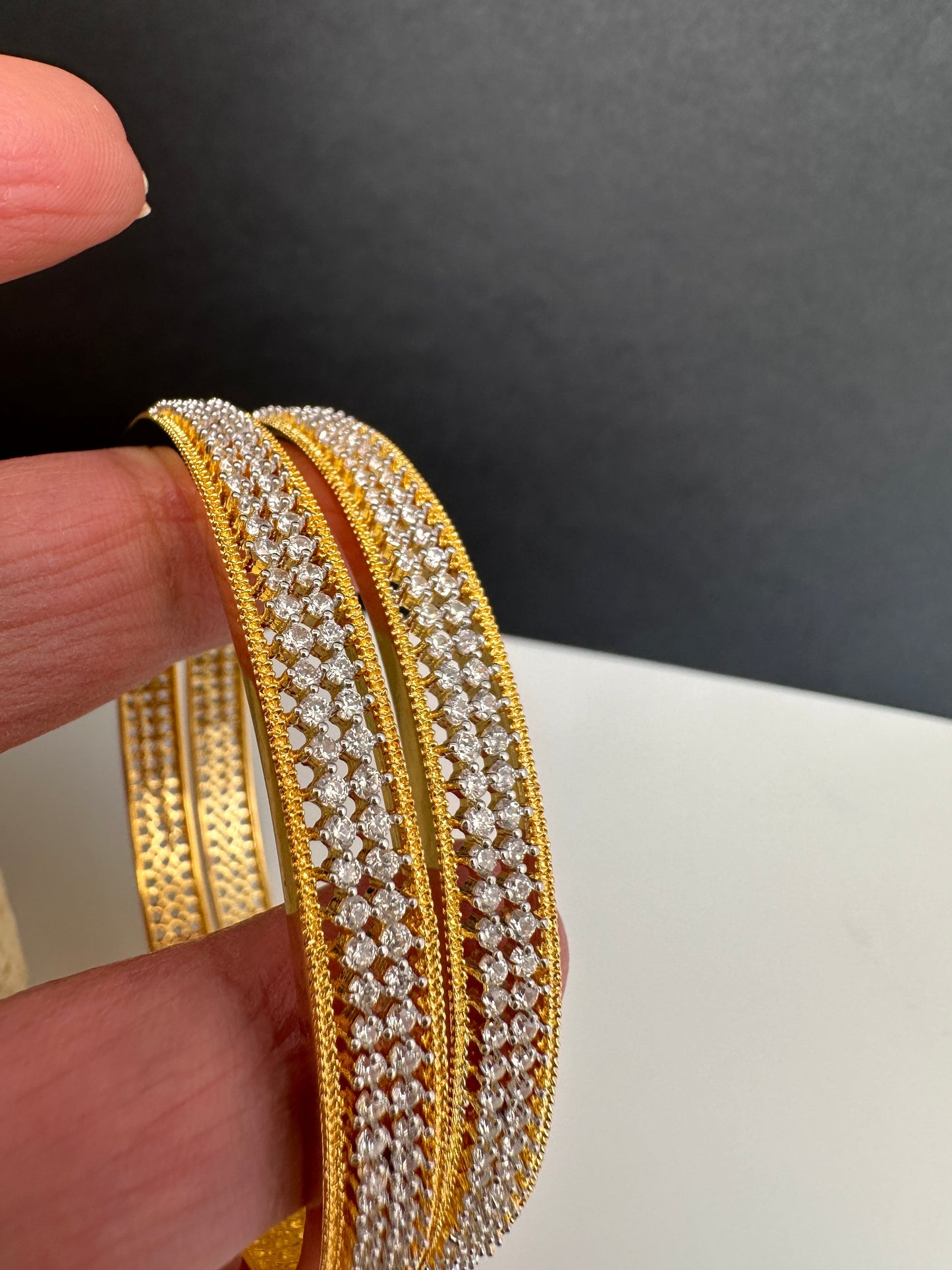 Cubic Zirconia Bangles