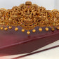 Goddess Lakshmi Premium Matte Finish Multi Stone Kamarband WaistBelt Vaddanam