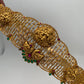 Goddess Lakshmi Peacock Nakshi Antique Finish Floral Pattern Hip Belt