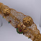 Goddess Lakshmi Peacock Nakshi Antique Finish Floral Pattern Hip Belt