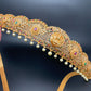 Goddess Lakshmi Nakshi Multi Stone Stiff Hip Chain Kamarbandh