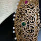CZ Peacock Red Green Stone Hip Belt Kamarbandh