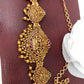Goddess Lakshmi Red Stone Nakshi Hip Chain Kamarbandh