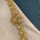 Goddess Lakshmi Nakshi AD Matte Finish Waist Chain Vaddanam
