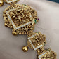Goddess Lakshmi Nakshi AD Matte Finish Waist Chain Vaddanam