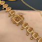 Goddess Lakshmi Nakshi AD Matte Finish Waist Chain Vaddanam