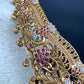 Goddess Lakshmi Peacock Nakshi Premium matte Finish Hip Belt