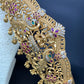 Goddess Lakshmi Peacock Nakshi Premium matte Finish Hip Belt