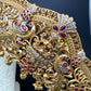 Goddess Lakshmi Peacock Nakshi Premium matte Finish Hip Belt