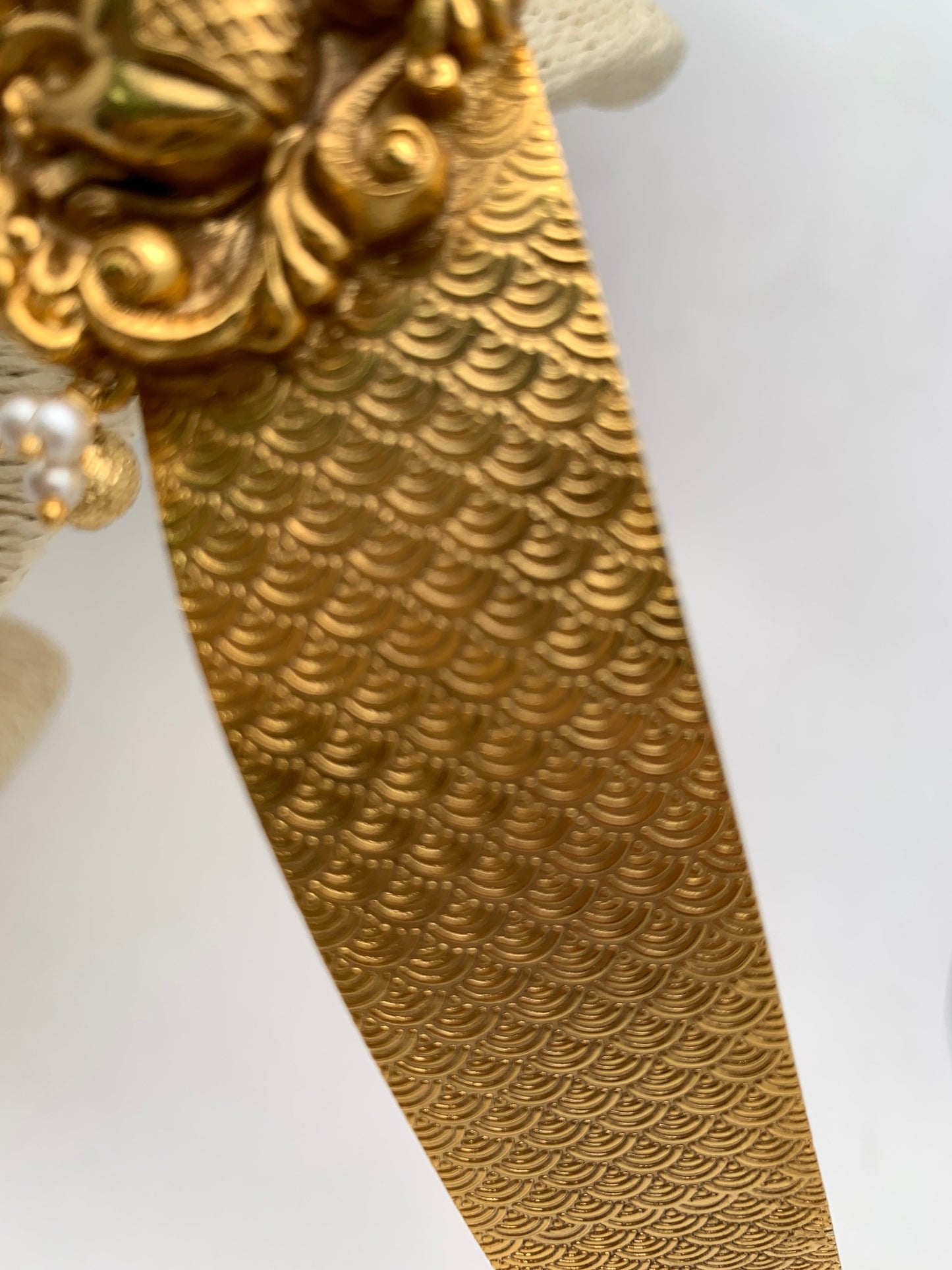 Goddess Lakshmi Matte Finish Hip Belt Vaddanam