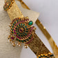 Red Green Kemp CZ Self Design Hip Belt Vaddanam