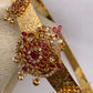 Red CZ Self Design Hip Belt Vaddanam