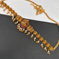 Goddess Lakshmi Peacock Nakshi Golden Beads Matte Finish Hip Chain Vaddanam