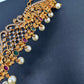 CZ Peacock Design Matte Finish Kids Hip Chain Vaddanam