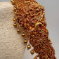 Goddess Lakshmi Multi Stone Matte Finish Hip Belt Kamarbandh