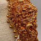 Goddess Lakshmi Multi Stone Matte Finish Hip Belt Kamarbandh