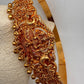 Goddess Lakshmi Multi Stone Matte Finish Hip Belt Kamarbandh