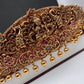 Goddess Lakshmi Nakshi Matte Finish Carved Design Hip Belt Kamarbandh