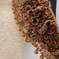 Goddess Lakshmi Nakshi Matte Finish Carved Design Hip Belt Kamarbandh