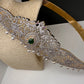 CZ Green Stone Diamond Finish Hip Belt Kamarbandh