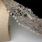 CZ Green Stone Diamond Finish Hip Belt Kamarbandh