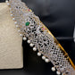 CZ Green Stone Diamond Finish Hip Belt Kamarbandh