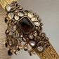 Moissanite Purple Stone Victorian Pendent Self Design Hip Belt Kamarbandh