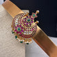 Red Green Jadau Kundan Green Beads Hip Belt Kamarbandh
