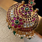 Red Green Jadau Kundan Green Beads Hip Belt Kamarbandh