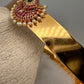 Red Green Jadau Kundan Pearls Hip Belt Kamarbandh