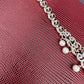 AD Ganga Jamuna Polish Color Stone Pearls Sleek Hip Chain Kamarbandh - Red