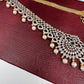 AD Ganga Jamuna Polish Color Stone Pearls Hip Chain Kamarbandh - Green