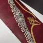 AD Ganga Jamuna Polish Color Stone Pearls Peacock Design Hip Chain Kamarbandh - Green