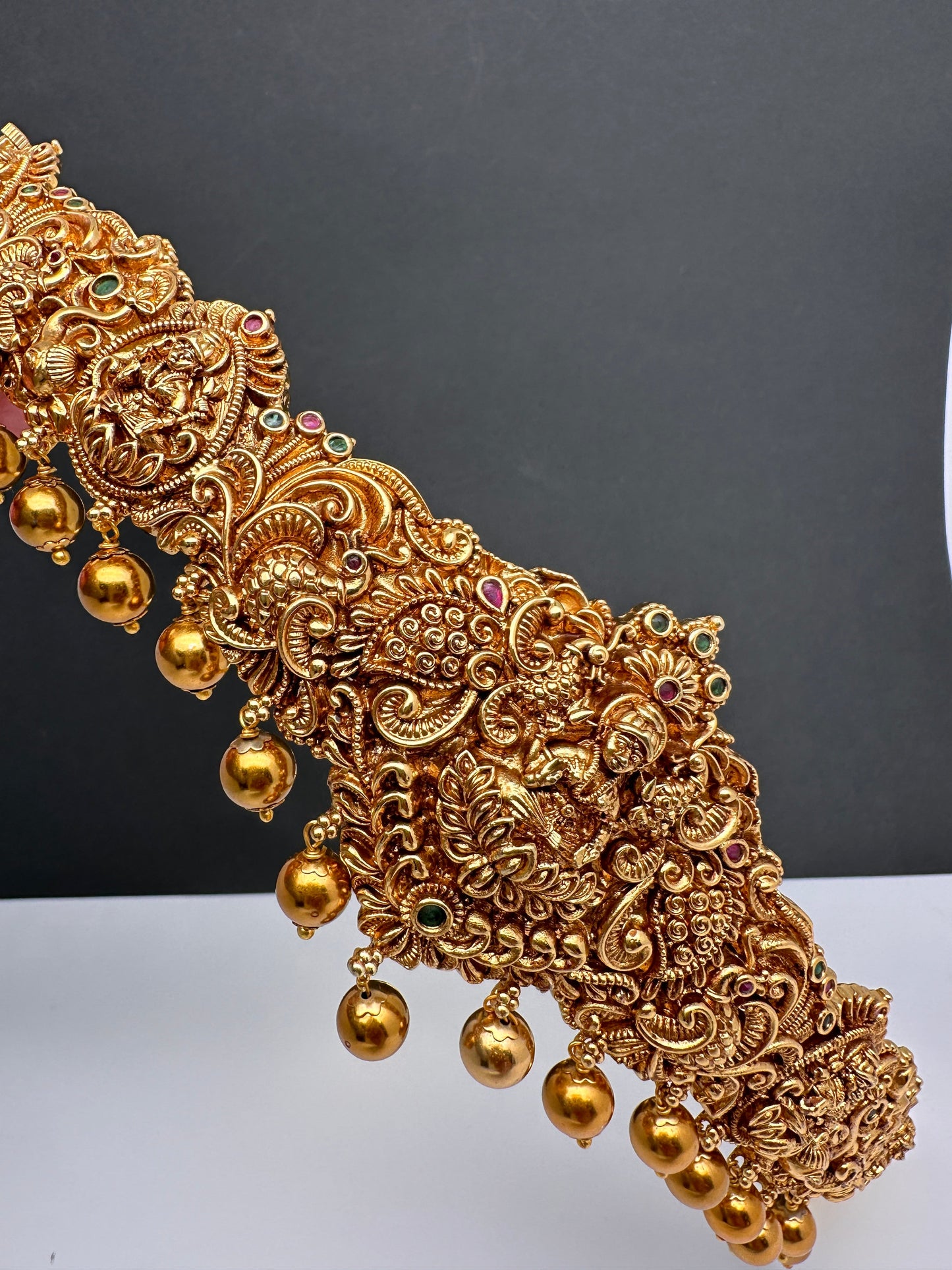 Goddess lakshmi Nakshi Matte Kids Hip Belt Vaddanam