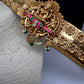 Goddess Lakshmi Motif Jadau Kundan Hip Belt Vaddanam