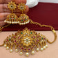 Floral Multi Color Choker with matching Jhumkis