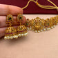 Goddess lakshmi Choker with matching Jhumkis