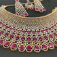 AD Ruby Red Bridal Choker