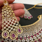 AD Ruby Red Bridal Choker