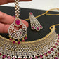AD Ruby Red Bridal Choker